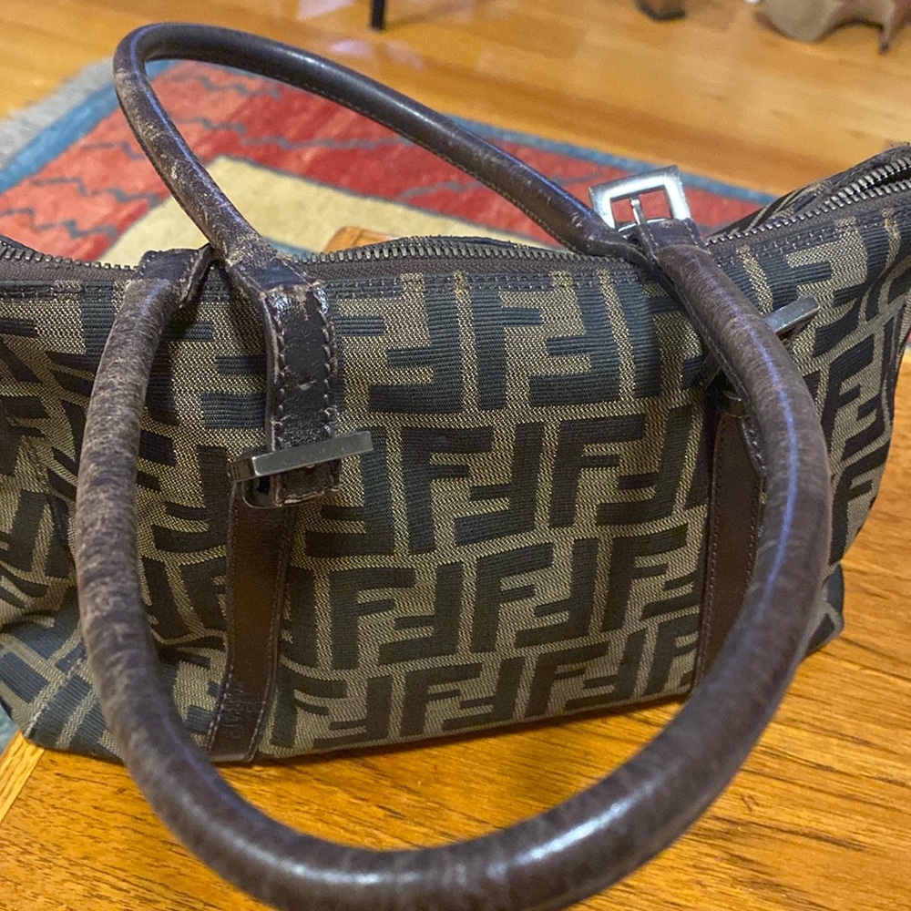Fendi Zucca shoulder bag Vintage!